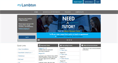 Desktop Screenshot of mylambton.ca
